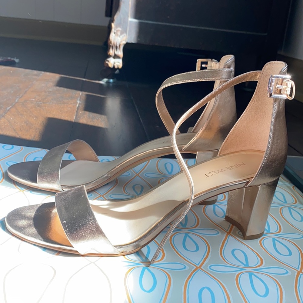 Nine West Rose Gold Sandals